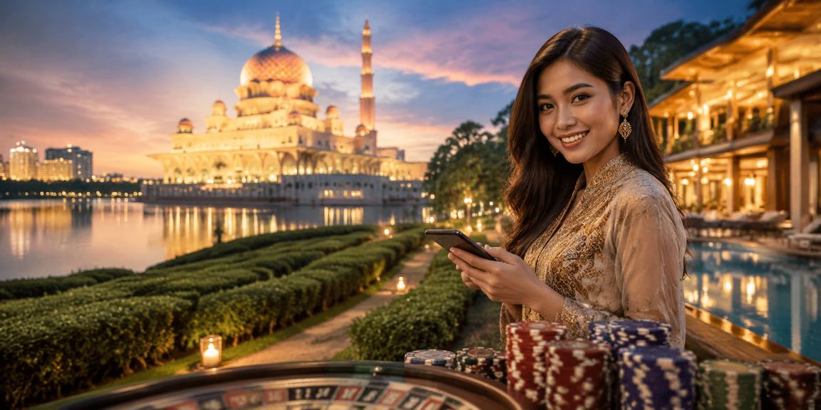 Pemain menggunakan aplikasi mudah alih kasino mae444 di Putrajaya